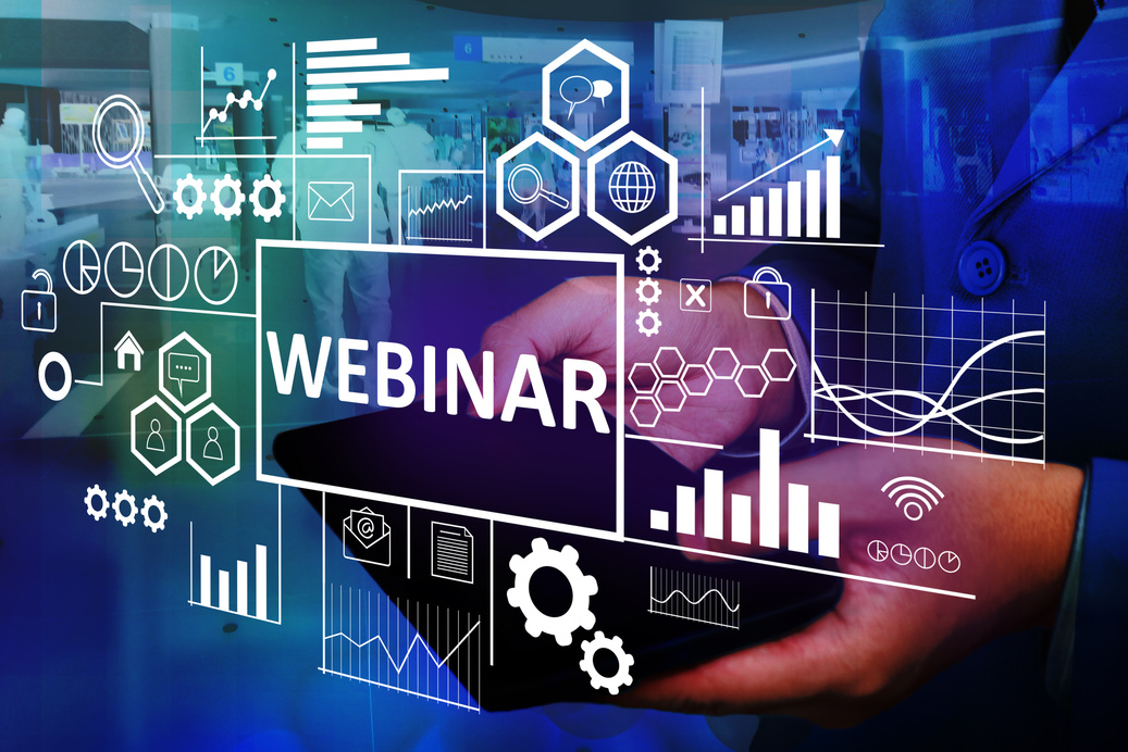 Webinar in Business Concept